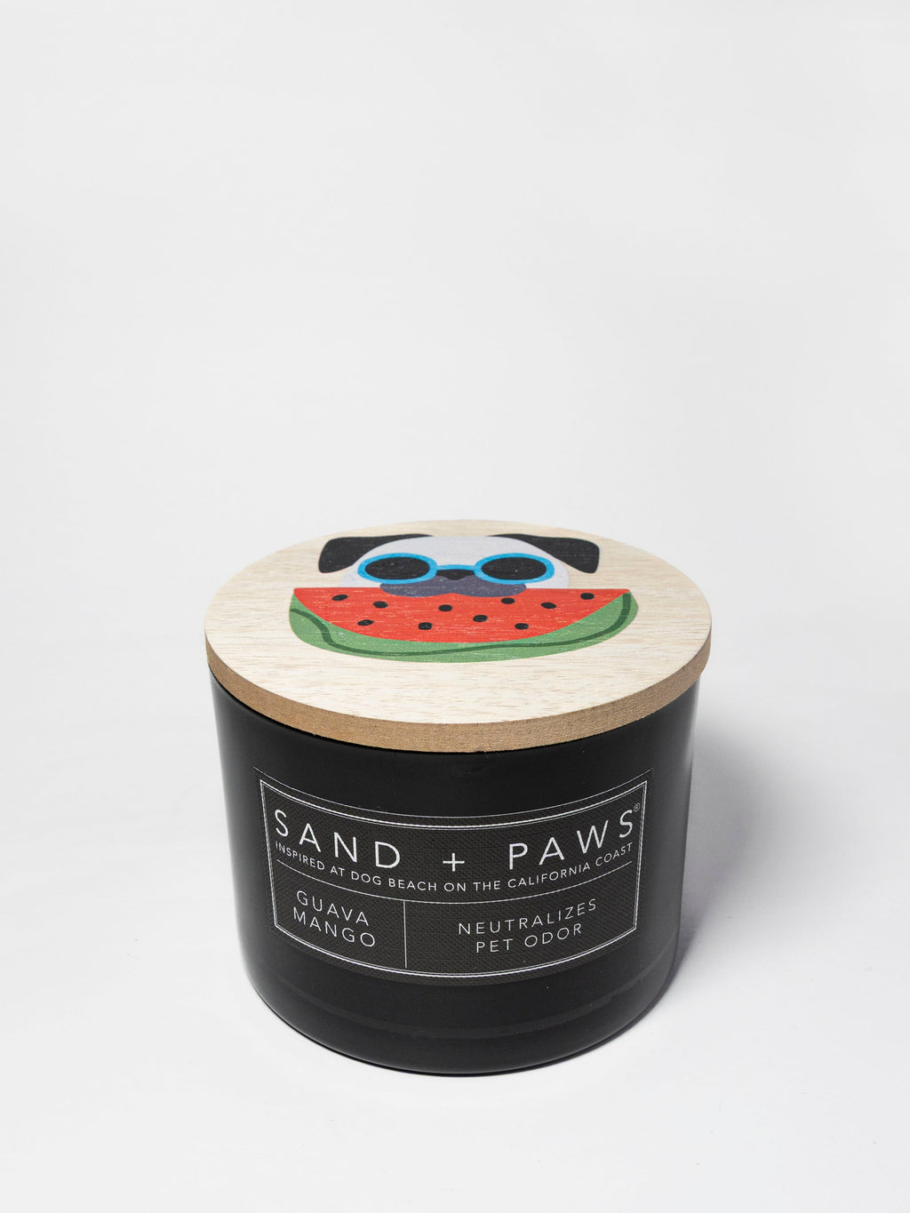Cozy Sand + Paws Guava Mango 12 oz scented candle