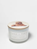 Cozy Sand + Paws California Citron 12 oz scented candle