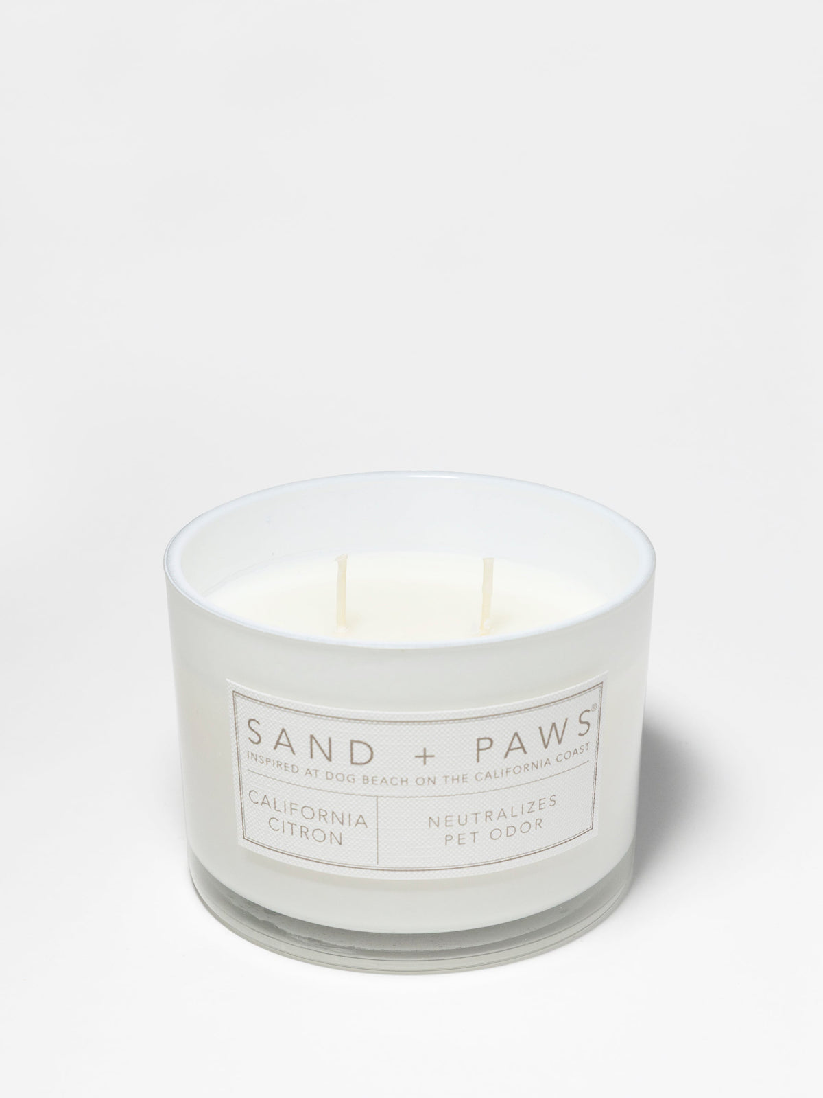 Cozy Sand + Paws California Citron 12 oz scented candle
