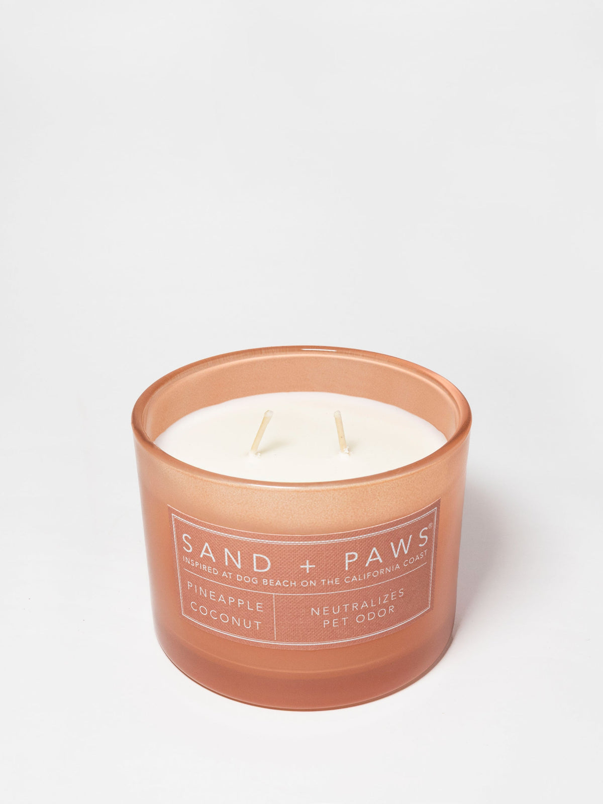 Cozy Sand + Paws Pineapple Coconut 12 oz scented candle