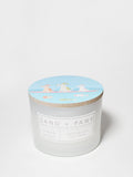 Cozy Sand + Paws Clean Waves 12 oz scented candle