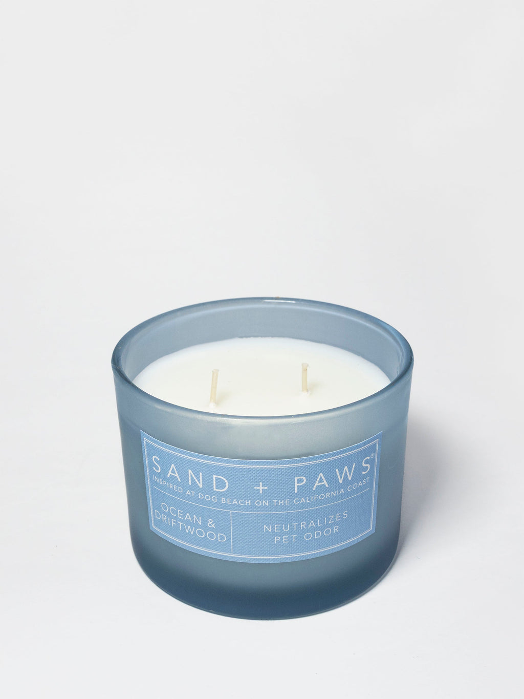 Cozy Sand + Paws Ocean & Driftwood 12 oz scented candle