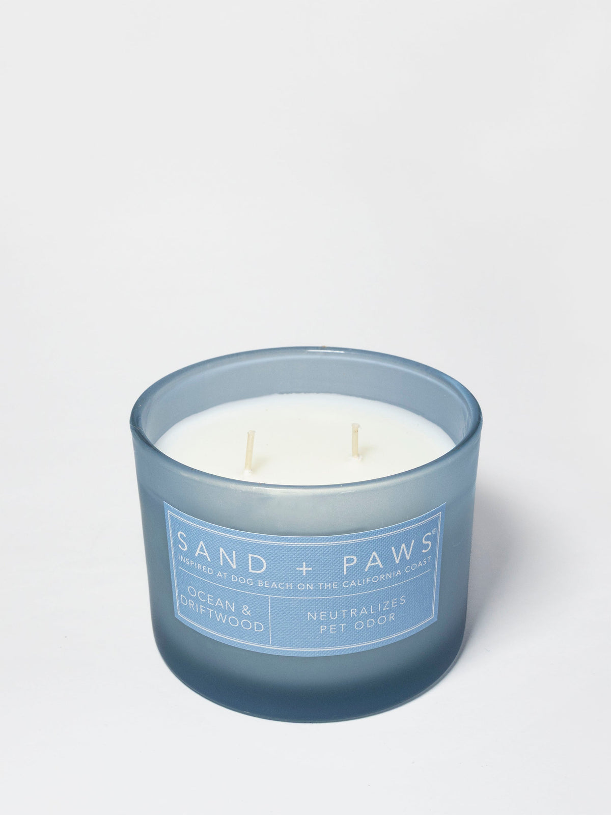 Cozy Sand + Paws Ocean & Driftwood 12 oz scented candle