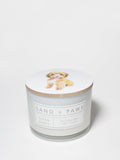Cozy Sand + Paws Clean Waves 12 oz scented candle