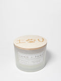 Cozy Sand + Paws Pineapple Coconut 12 oz scented candle