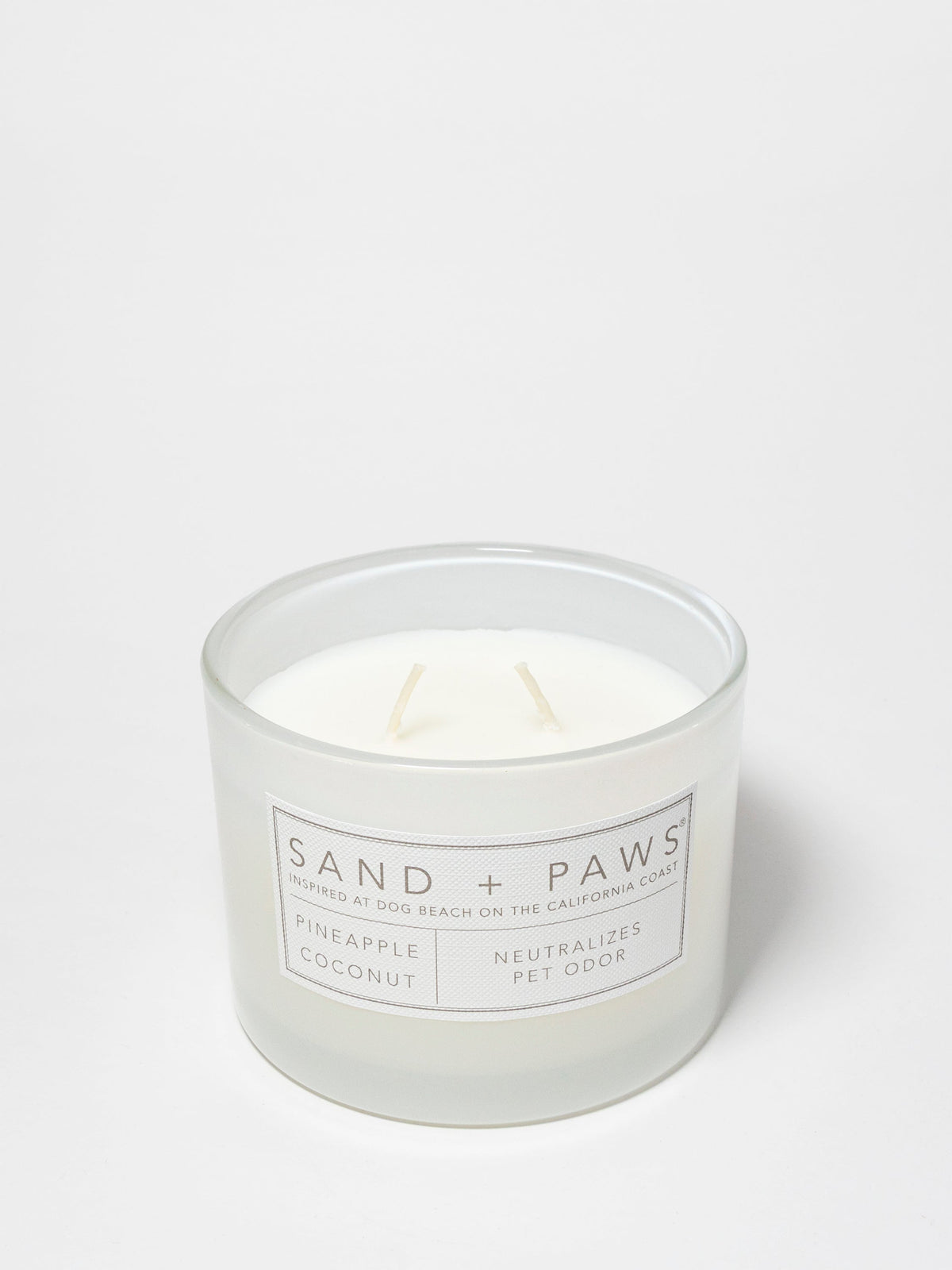 Cozy Sand + Paws Pineapple Coconut 12 oz scented candle