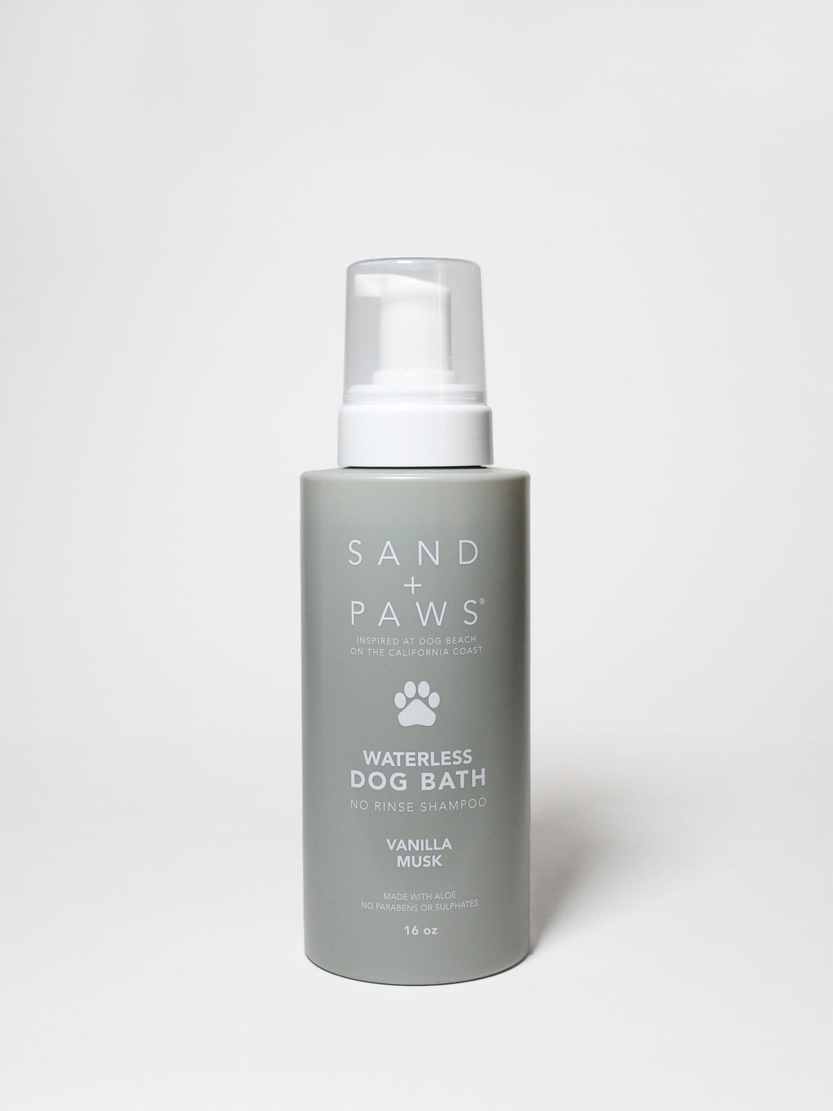 Elegant Sand + Paws Waterless Dog Bath - Vanilla Musk